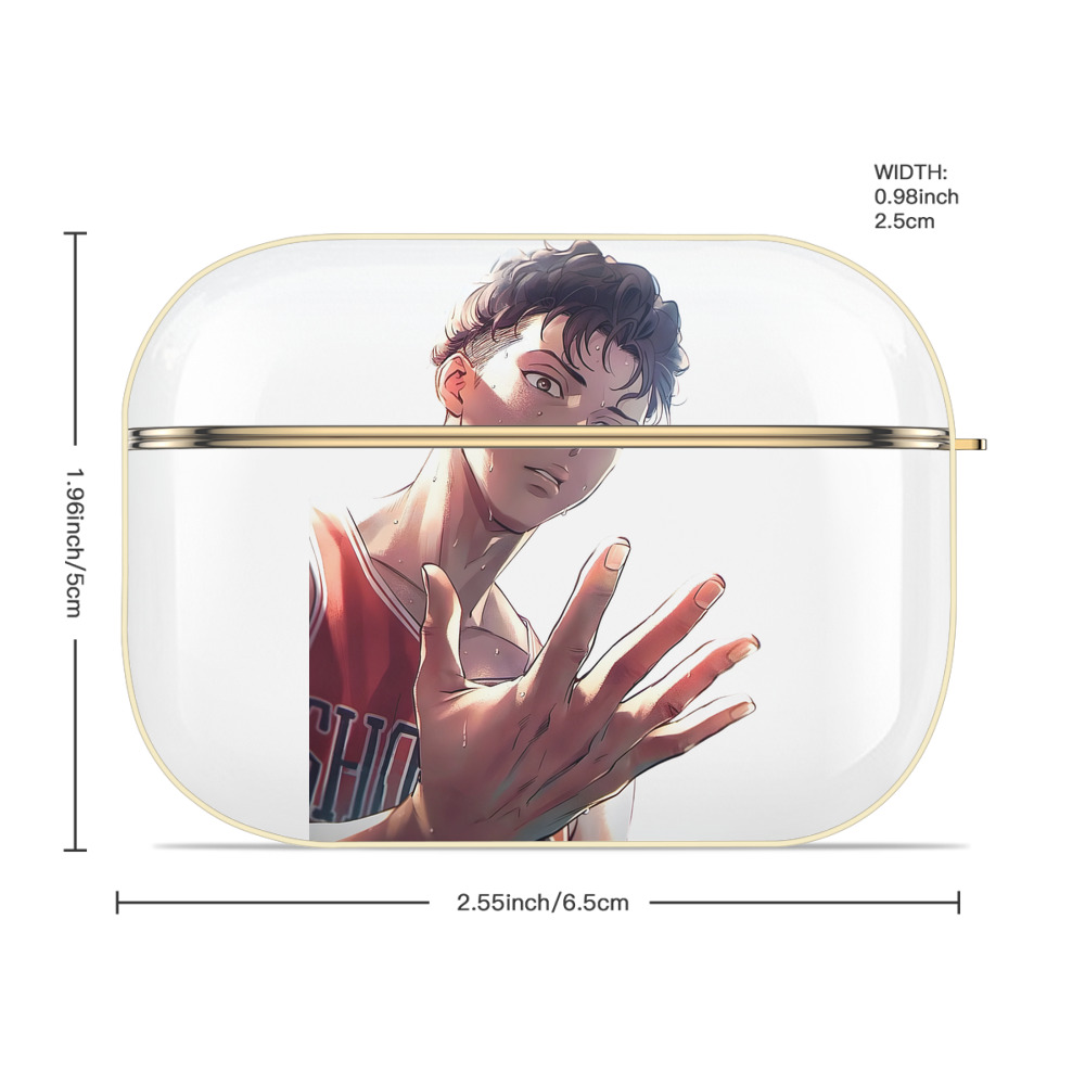 SLAM DUNK／スラムダンク 【AirPods Pro用】ハードシェル保護ケース｜耐衝撃・防指紋・カラビナ付き商品仕様