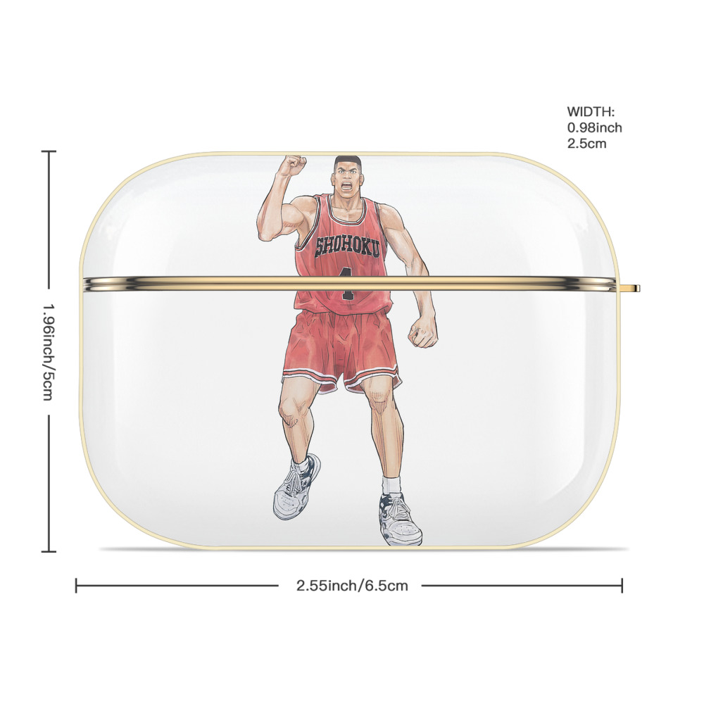 SLAM DUNK／スラムダンク 【AirPods Pro用】ハードシェル保護ケース｜耐衝撃・防指紋・カラビナ付き商品仕様