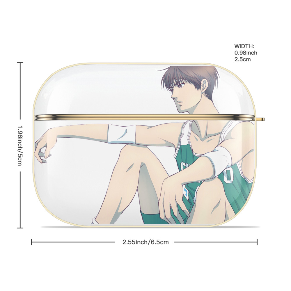 SLAM DUNK／スラムダンク 【AirPods Pro用】ハードシェル保護ケース｜耐衝撃・防指紋・カラビナ付き商品仕様