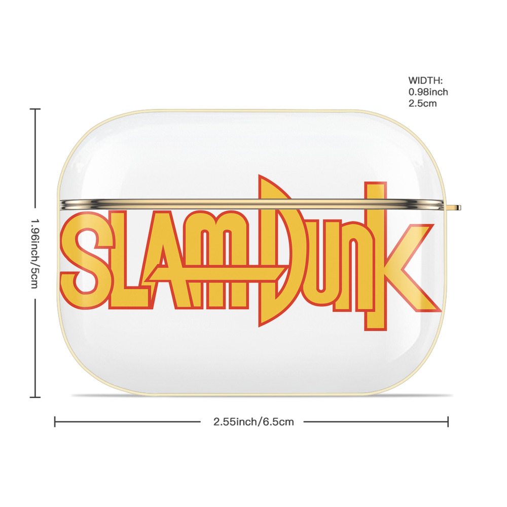 SLAM DUNK／スラムダンク 【AirPods Pro用】ハードシェル保護ケース｜耐衝撃・防指紋・カラビナ付き商品仕様