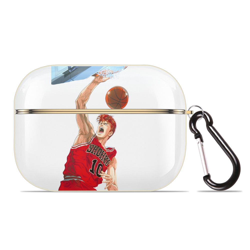 SLAM DUNK／スラムダンク 【AirPods Pro用】ハードシェル保護ケース｜耐衝撃・防指紋・カラビナ付き商品仕様