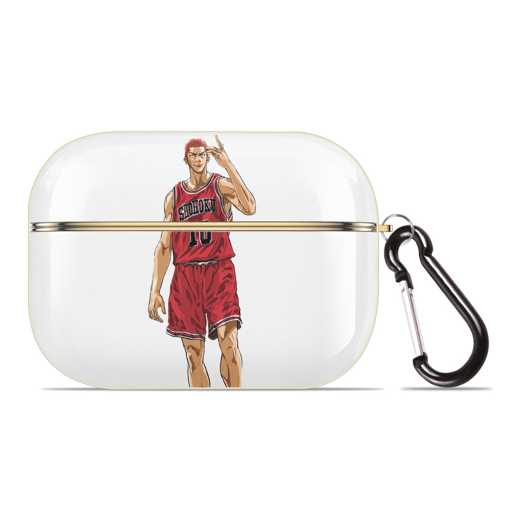 SLAM DUNK／スラムダンク 【AirPods Pro用】ハードシェル保護ケース｜耐衝撃・防指紋・カラビナ付き商品仕様