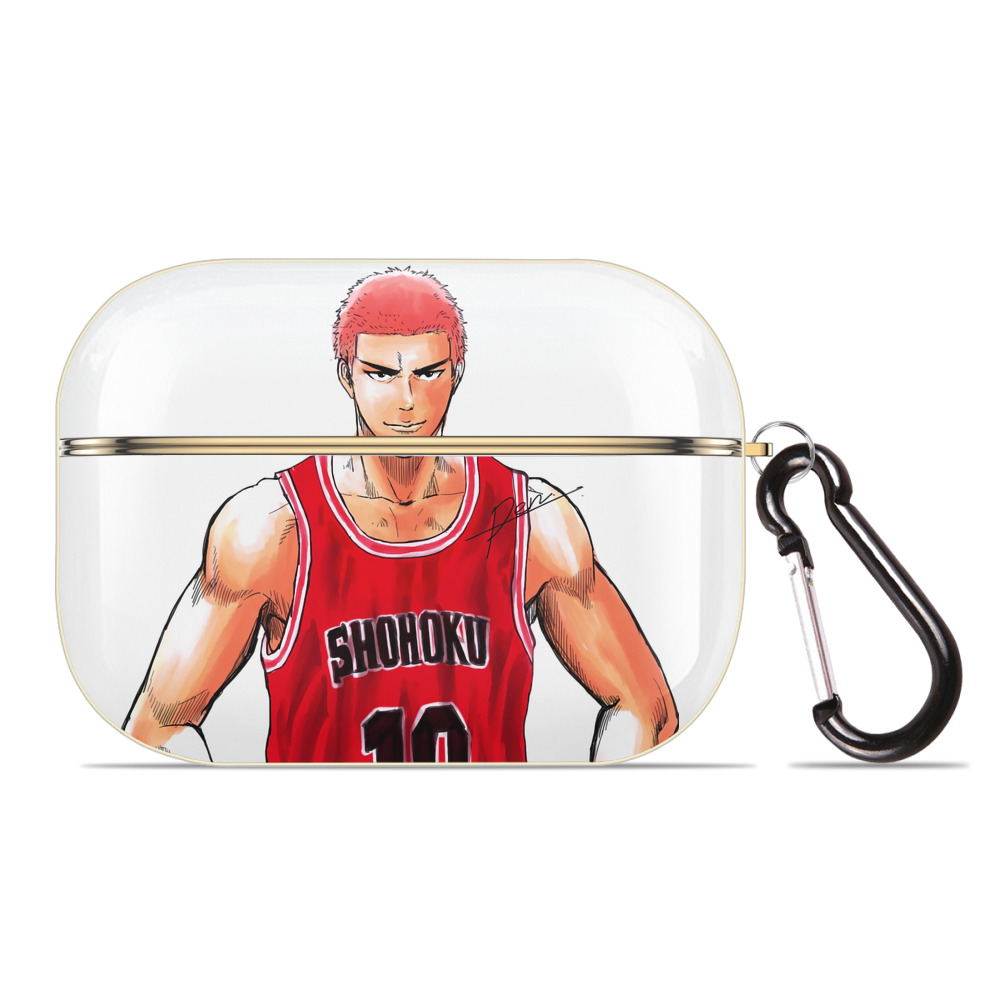 SLAM DUNK／スラムダンク 【AirPods Pro用】ハードシェル保護ケース｜耐衝撃・防指紋・カラビナ付き商品仕様
