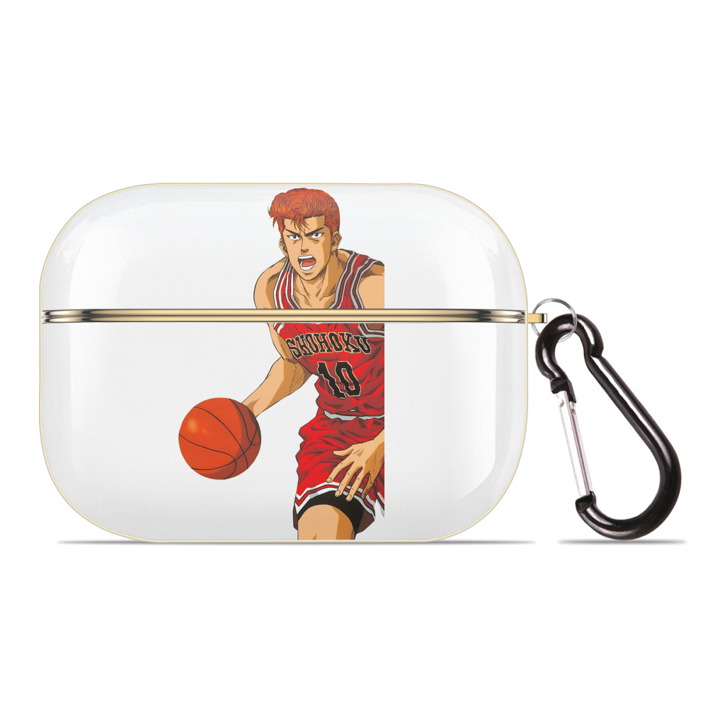 SLAM DUNK／スラムダンク 【AirPods Pro用】ハードシェル保護ケース｜耐衝撃・防指紋・カラビナ付き商品仕様