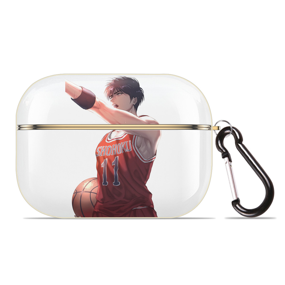 SLAM DUNK／スラムダンク 【AirPods Pro用】ハードシェル保護ケース｜耐衝撃・防指紋・カラビナ付き商品仕様