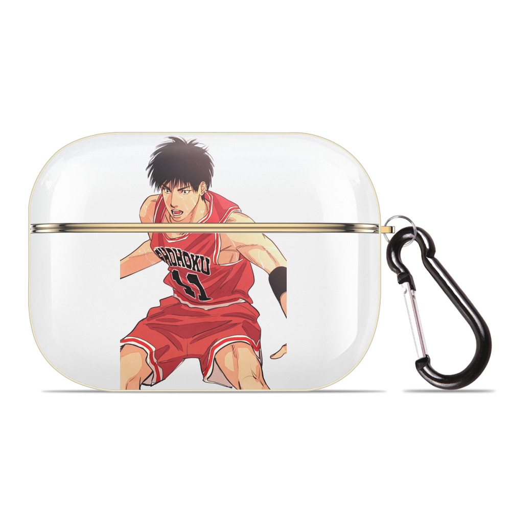 SLAM DUNK／スラムダンク 【AirPods Pro用】ハードシェル保護ケース｜耐衝撃・防指紋・カラビナ付き商品仕様