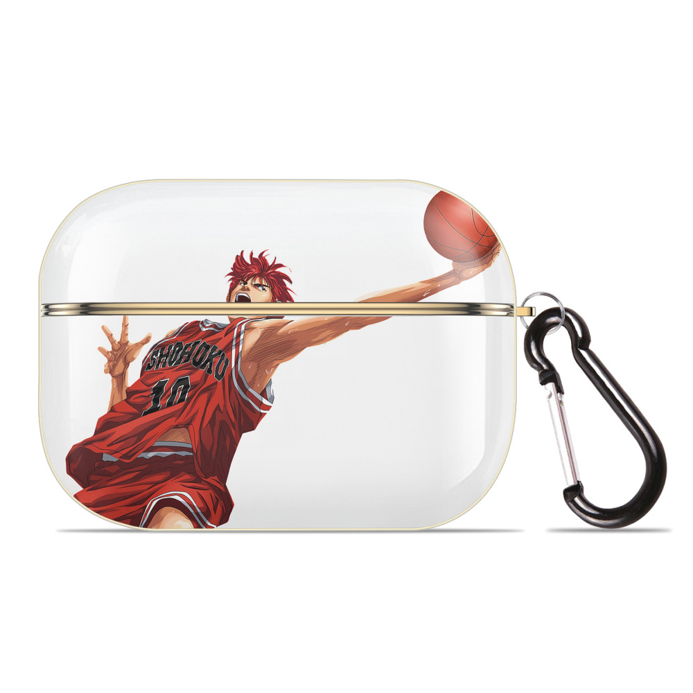 （画像用） SLAM DUNK／スラムダンク 【AirPods Pro用】ハードシェル保護ケース｜耐衝撃・防指紋・カラビナ付き商品仕様