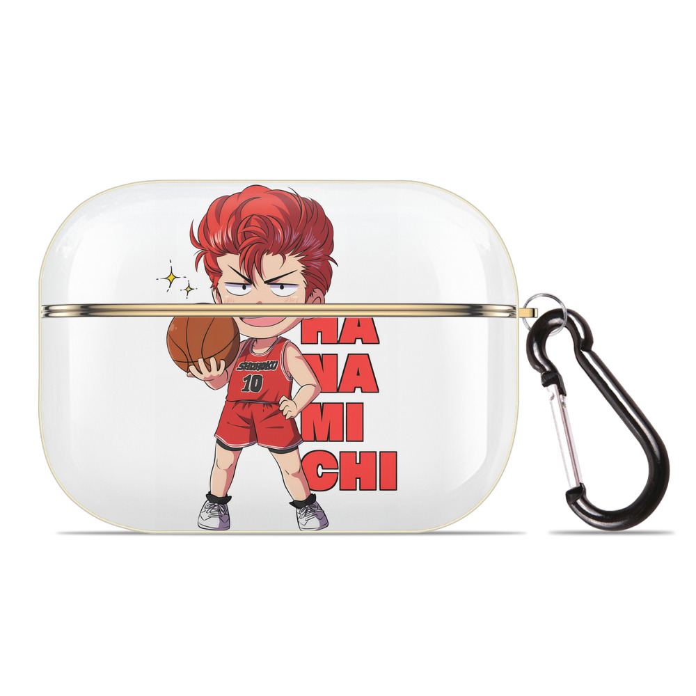 SLAM DUNK／スラムダンク 【AirPods Pro用】ハードシェル保護ケース｜耐衝撃・防指紋・カラビナ付き商品仕様