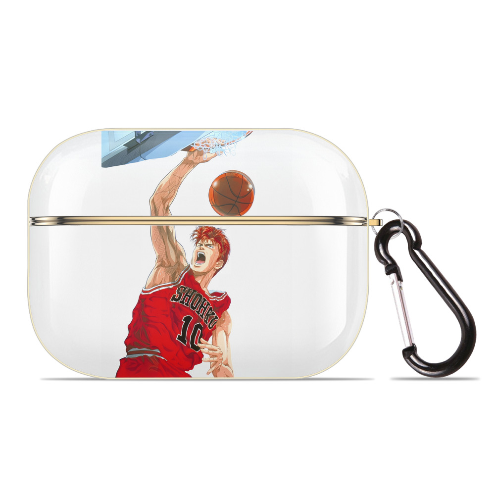 SLAM DUNK／スラムダンク 【AirPods Pro用】ハードシェル保護ケース｜耐衝撃・防指紋・カラビナ付き商品仕様
