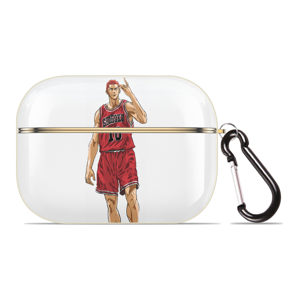 SLAM DUNK／スラムダンク 【AirPods Pro用】ハードシェル保護ケース｜耐衝撃・防指紋・カラビナ付き商品仕様