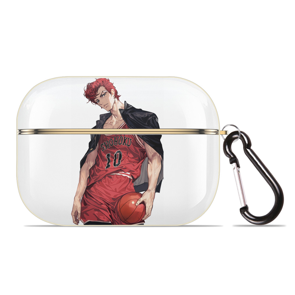 SLAM DUNK／スラムダンク 【AirPods Pro用】ハードシェル保護ケース｜耐衝撃・防指紋・カラビナ付き商品仕様