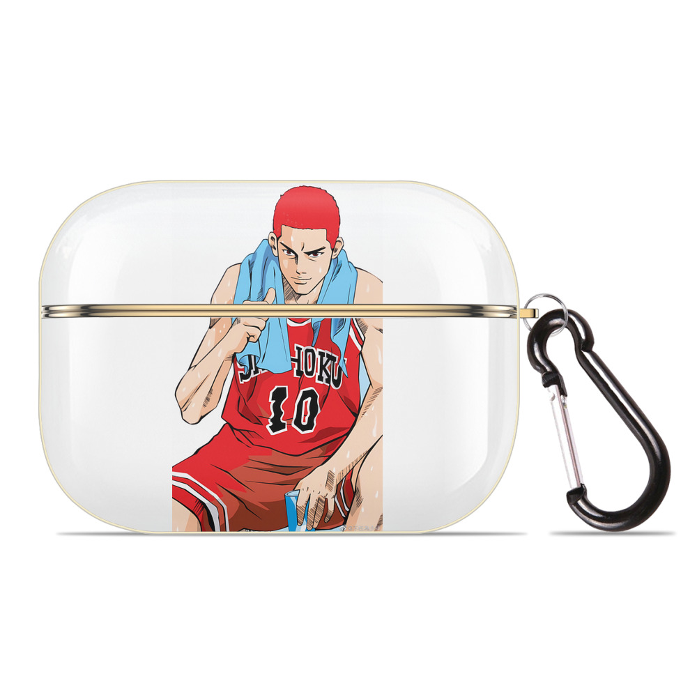 SLAM DUNK／スラムダンク 【AirPods Pro用】ハードシェル保護ケース｜耐衝撃・防指紋・カラビナ付き商品仕様