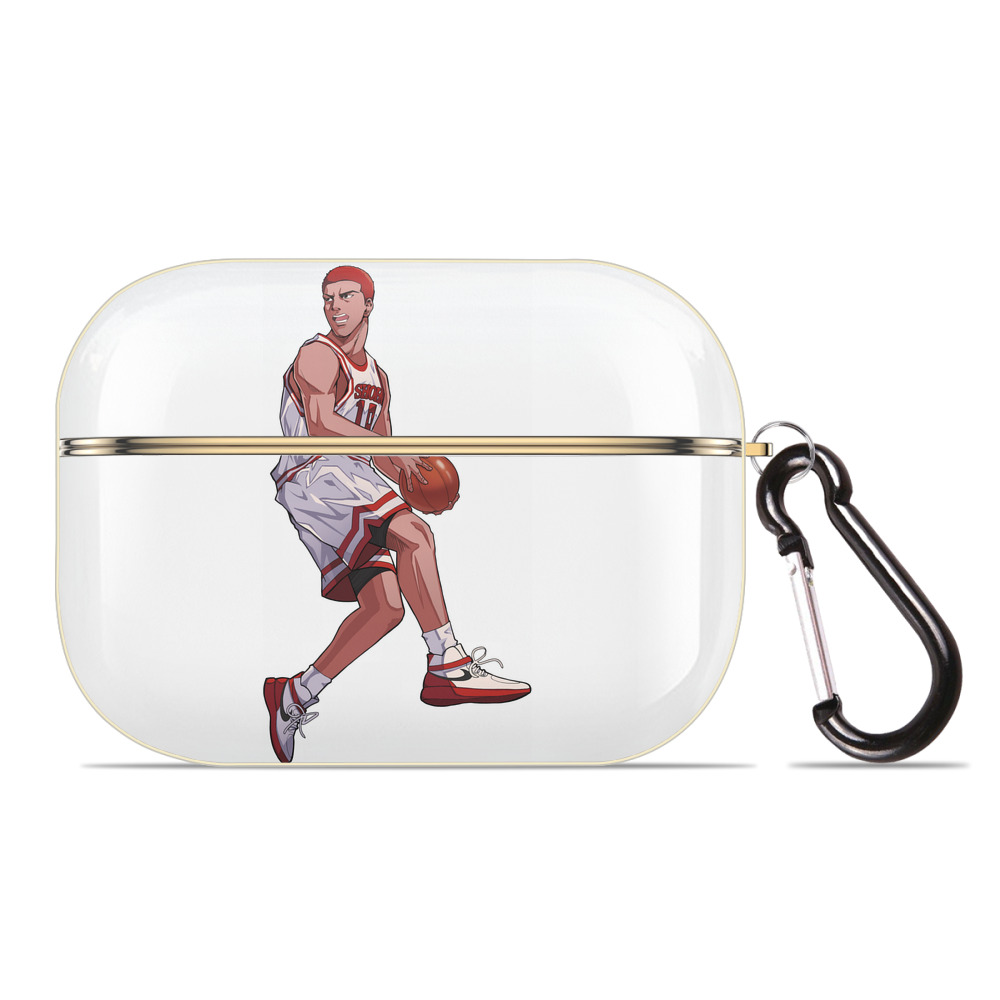 SLAM DUNK／スラムダンク 【AirPods Pro用】ハードシェル保護ケース｜耐衝撃・防指紋・カラビナ付き商品仕様