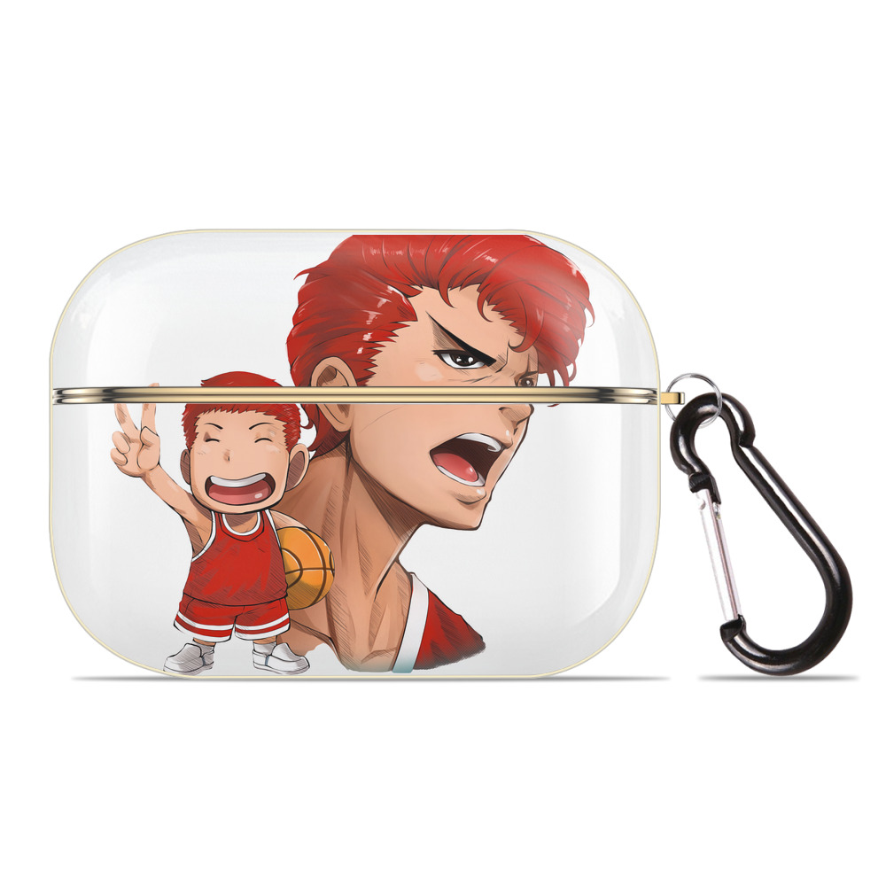 SLAM DUNK／スラムダンク 【AirPods Pro用】ハードシェル保護ケース｜耐衝撃・防指紋・カラビナ付き商品仕様