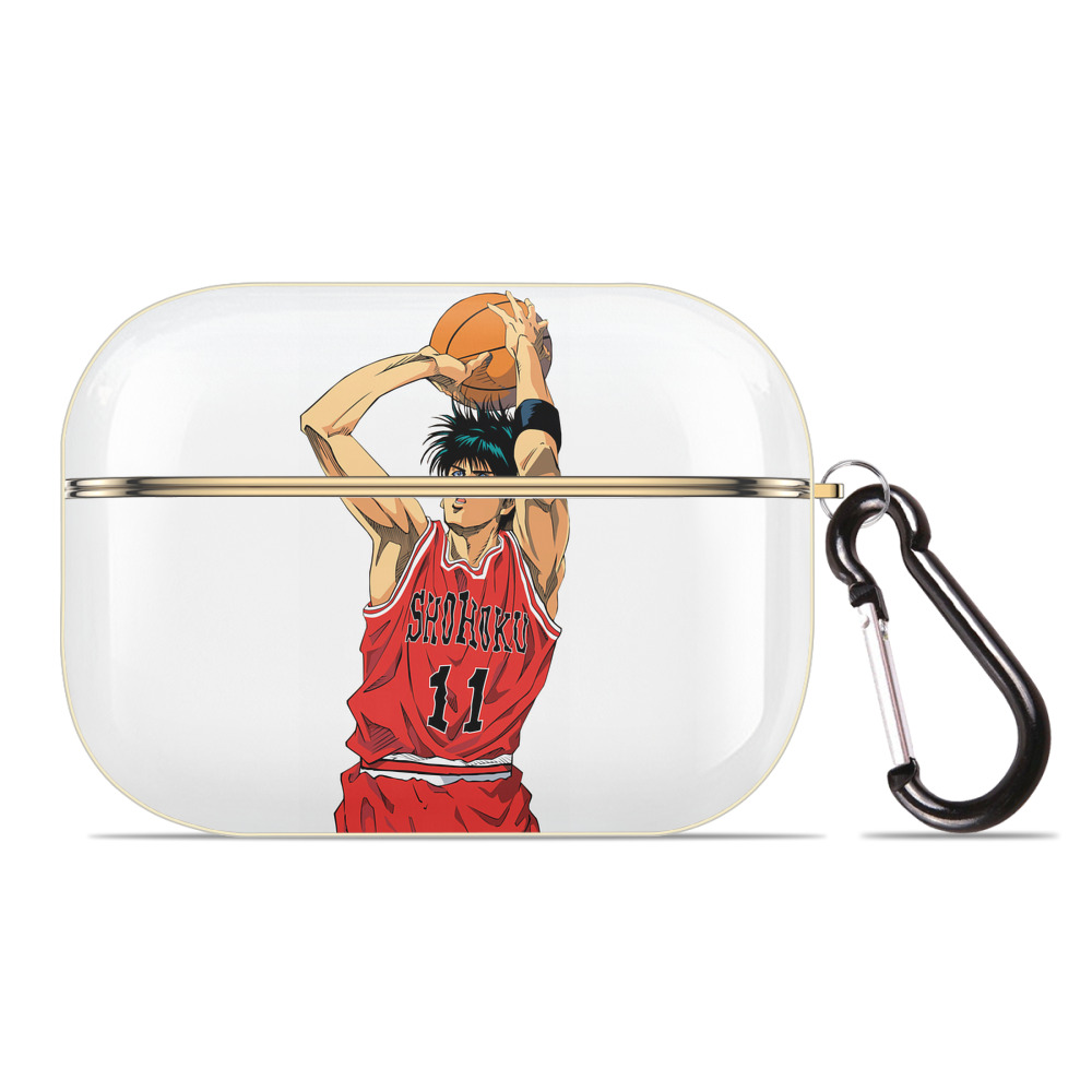 （画像用） SLAM DUNK／スラムダンク 【AirPods Pro用】ハードシェル保護ケース｜耐衝撃・防指紋・カラビナ付き商品仕様