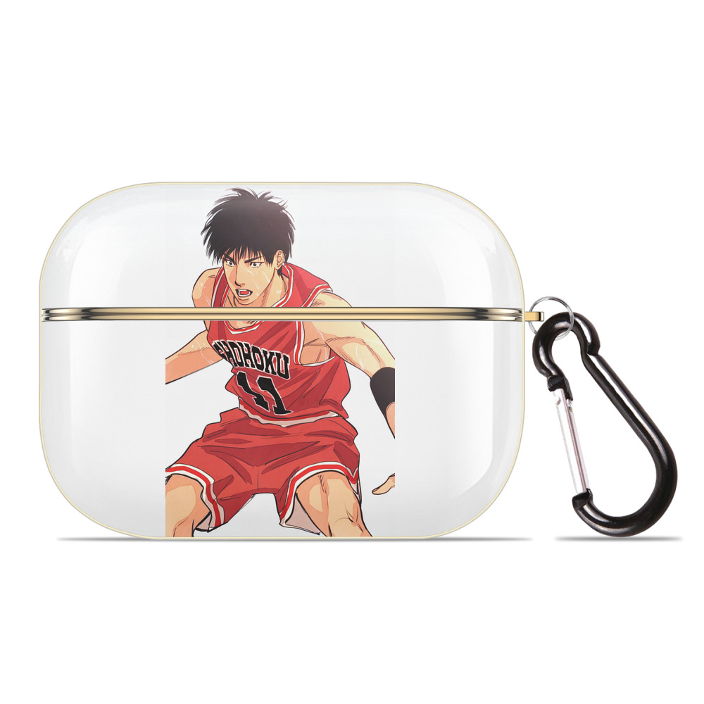 SLAM DUNK／スラムダンク 【AirPods Pro用】ハードシェル保護ケース｜耐衝撃・防指紋・カラビナ付き商品仕様