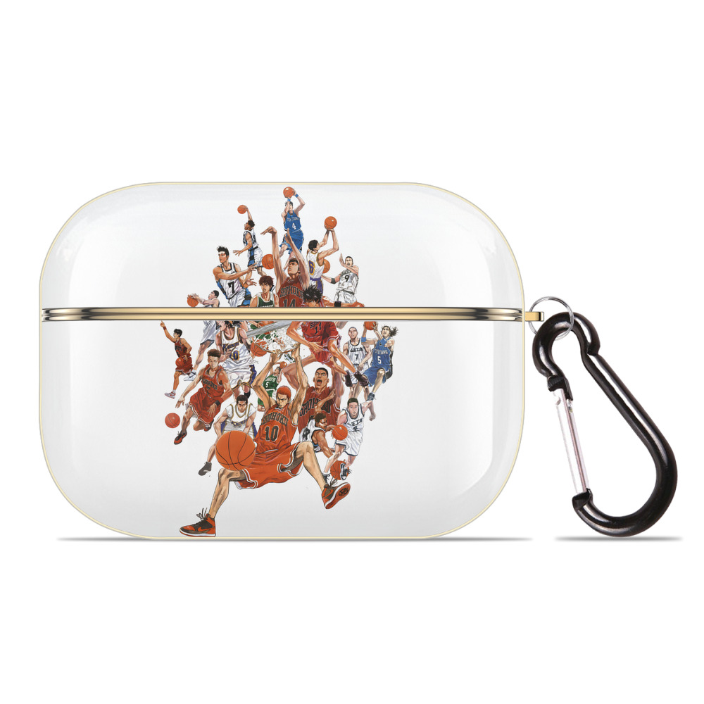 （画像用） SLAM DUNK／スラムダンク 【AirPods Pro用】ハードシェル保護ケース｜耐衝撃・防指紋・カラビナ付き商品仕様