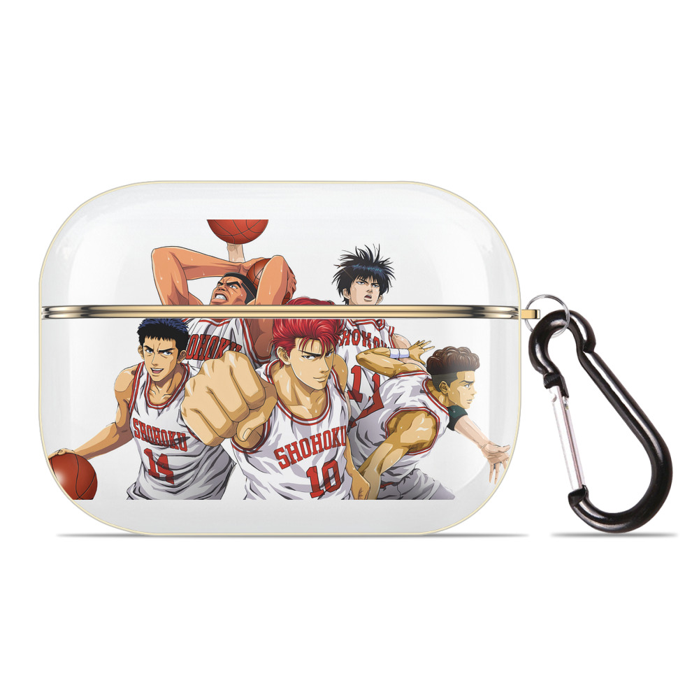 SLAM DUNK／スラムダンク 【AirPods Pro用】ハードシェル保護ケース｜耐衝撃・防指紋・カラビナ付き商品仕様