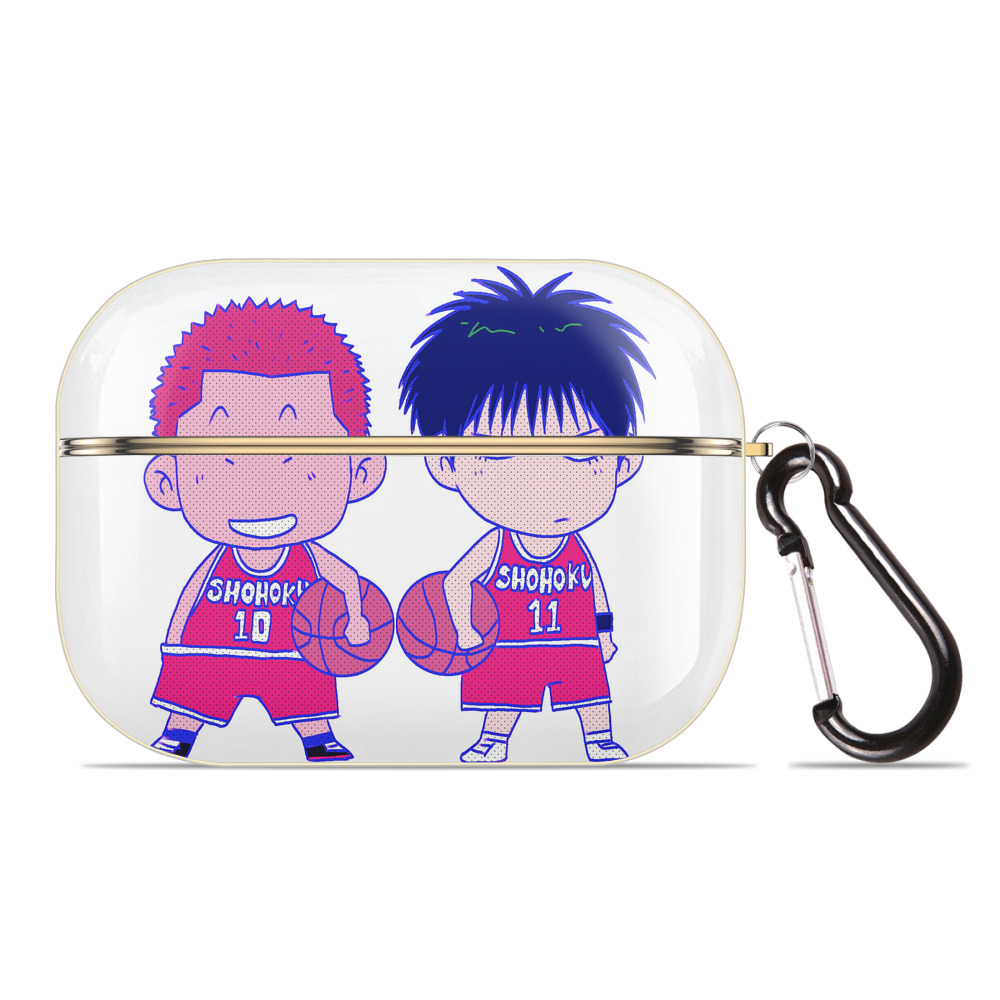 SLAM DUNK／スラムダンク 【AirPods Pro用】ハードシェル保護ケース｜耐衝撃・防指紋・カラビナ付き商品仕様