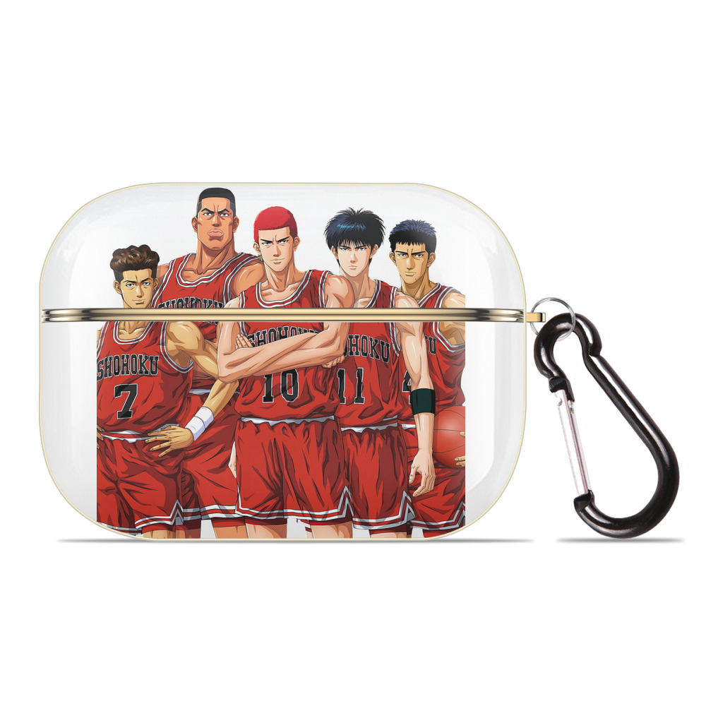 SLAM DUNK／スラムダンク 【AirPods Pro用】ハードシェル保護ケース｜耐衝撃・防指紋・カラビナ付き商品仕様