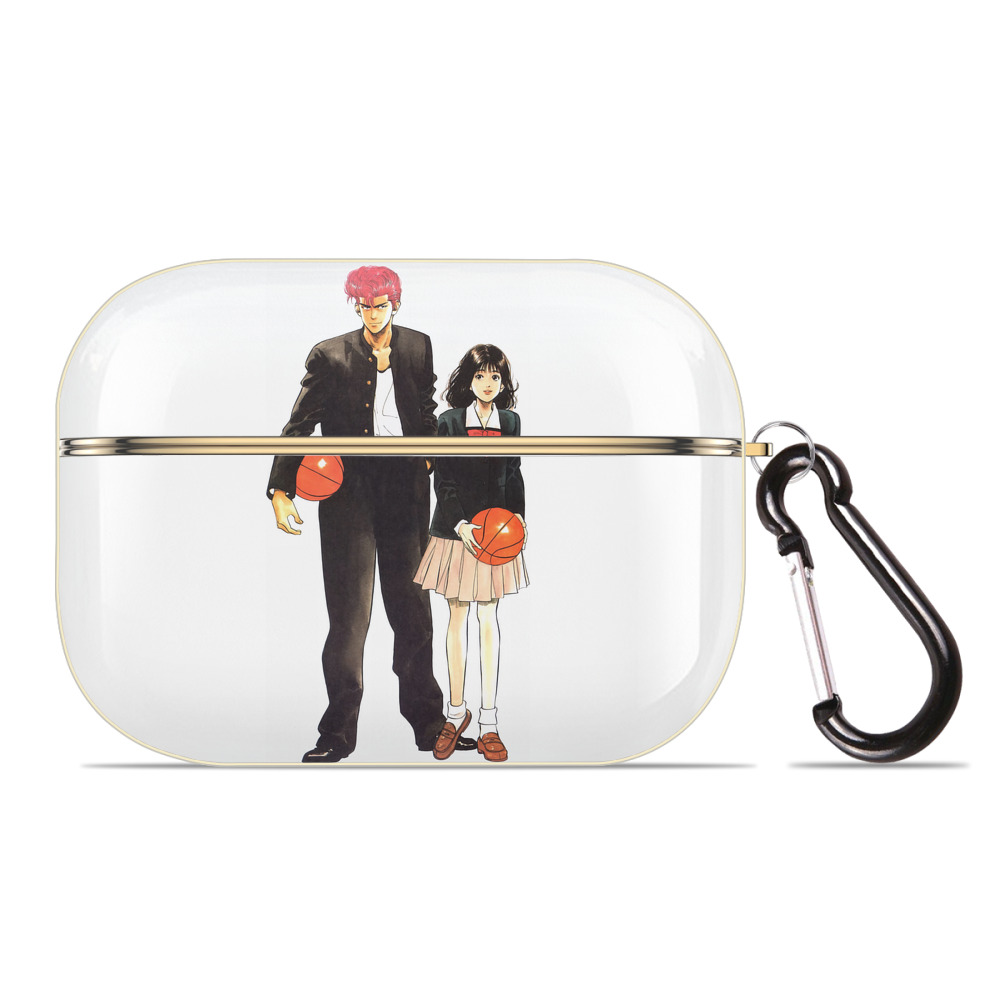 SLAM DUNK／スラムダンク 【AirPods Pro用】ハードシェル保護ケース｜耐衝撃・防指紋・カラビナ付き商品仕様