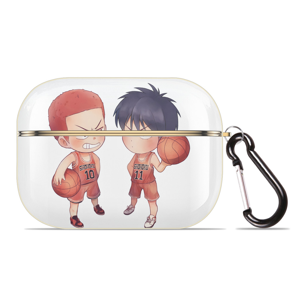 SLAM DUNK／スラムダンク 【AirPods Pro用】ハードシェル保護ケース｜耐衝撃・防指紋・カラビナ付き商品仕様