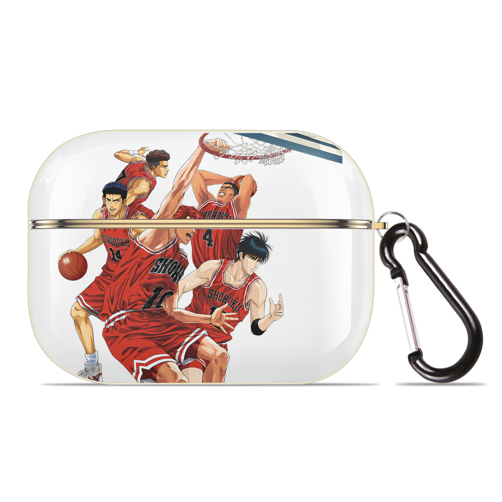 SLAM DUNK／スラムダンク 【AirPods Pro用】ハードシェル保護ケース｜耐衝撃・防指紋・カラビナ付き商品仕様