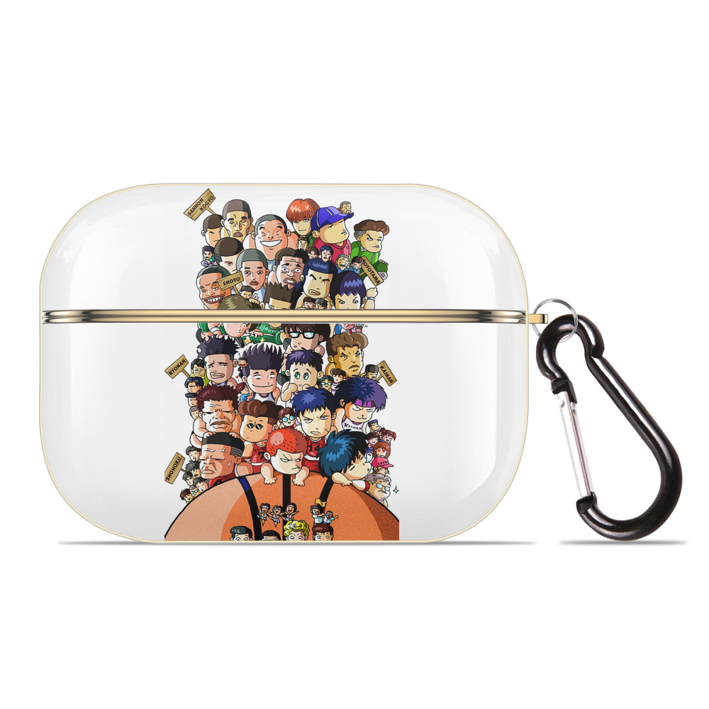 SLAM DUNK／スラムダンク 【AirPods Pro用】ハードシェル保護ケース｜耐衝撃・防指紋・カラビナ付き商品仕様