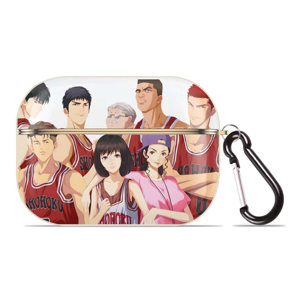 SLAM DUNK／スラムダンク 【AirPods Pro用】ハードシェル保護ケース｜耐衝撃・防指紋・カラビナ付き商品仕様