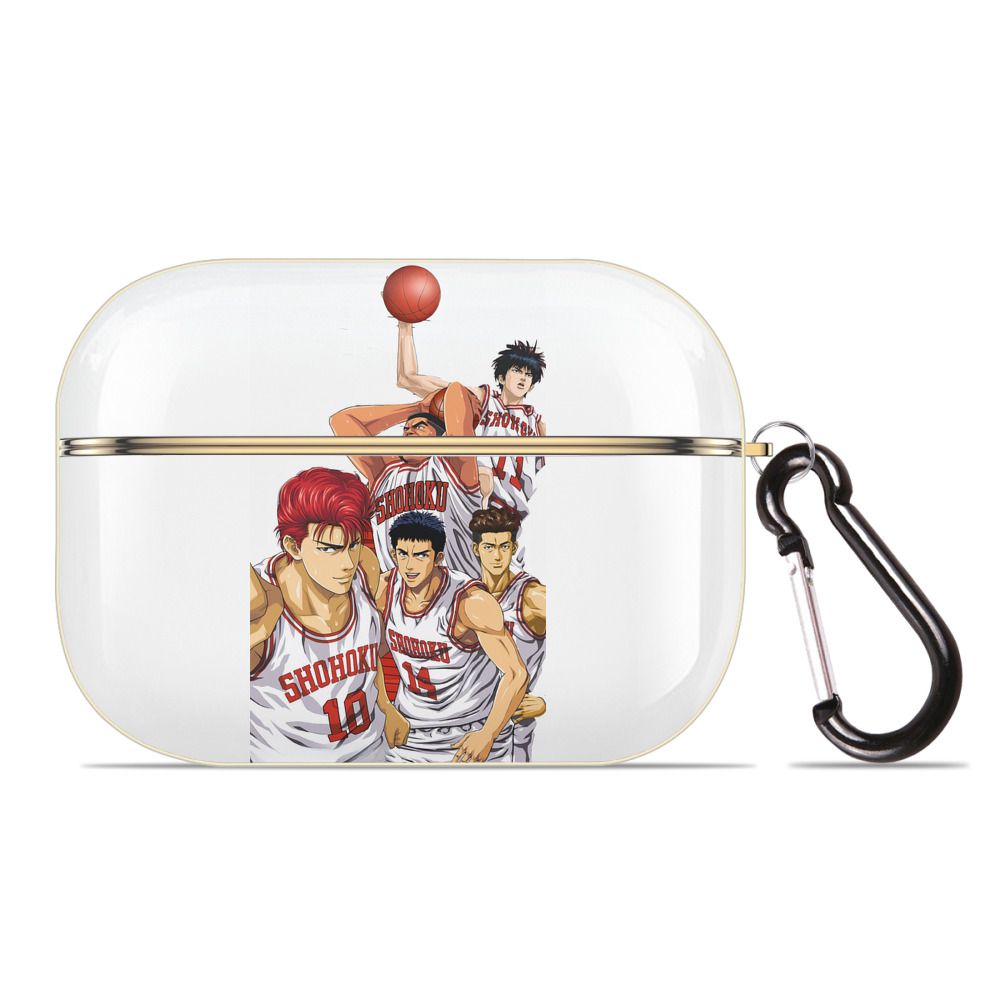 SLAM DUNK／スラムダンク 【AirPods Pro用】ハードシェル保護ケース｜耐衝撃・防指紋・カラビナ付き商品仕様
