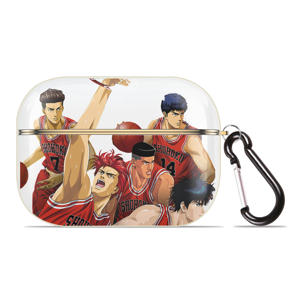 SLAM DUNK／スラムダンク 【AirPods Pro用】ハードシェル保護ケース｜耐衝撃・防指紋・カラビナ付き商品仕様