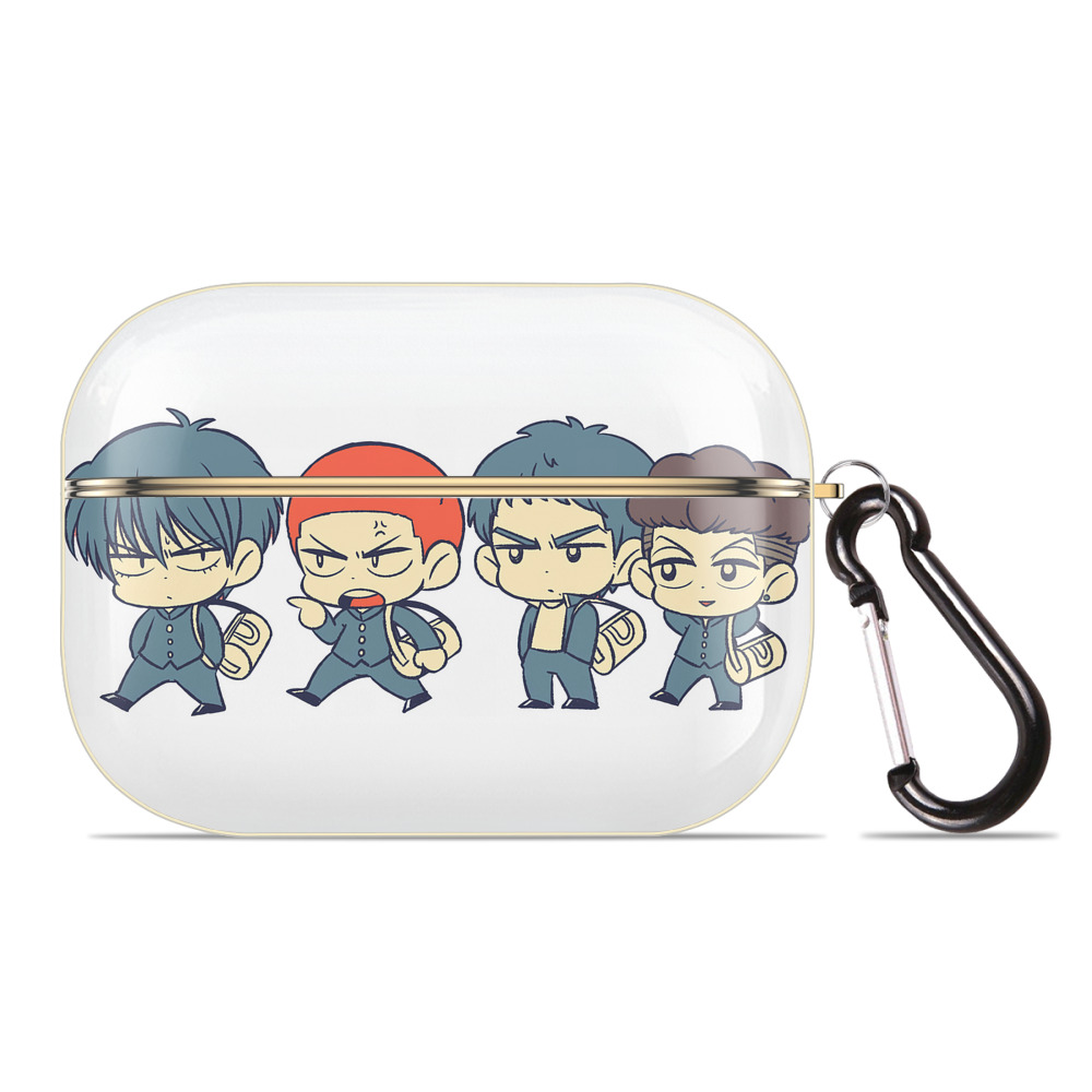 SLAM DUNK／スラムダンク 【AirPods Pro用】ハードシェル保護ケース｜耐衝撃・防指紋・カラビナ付き商品仕様