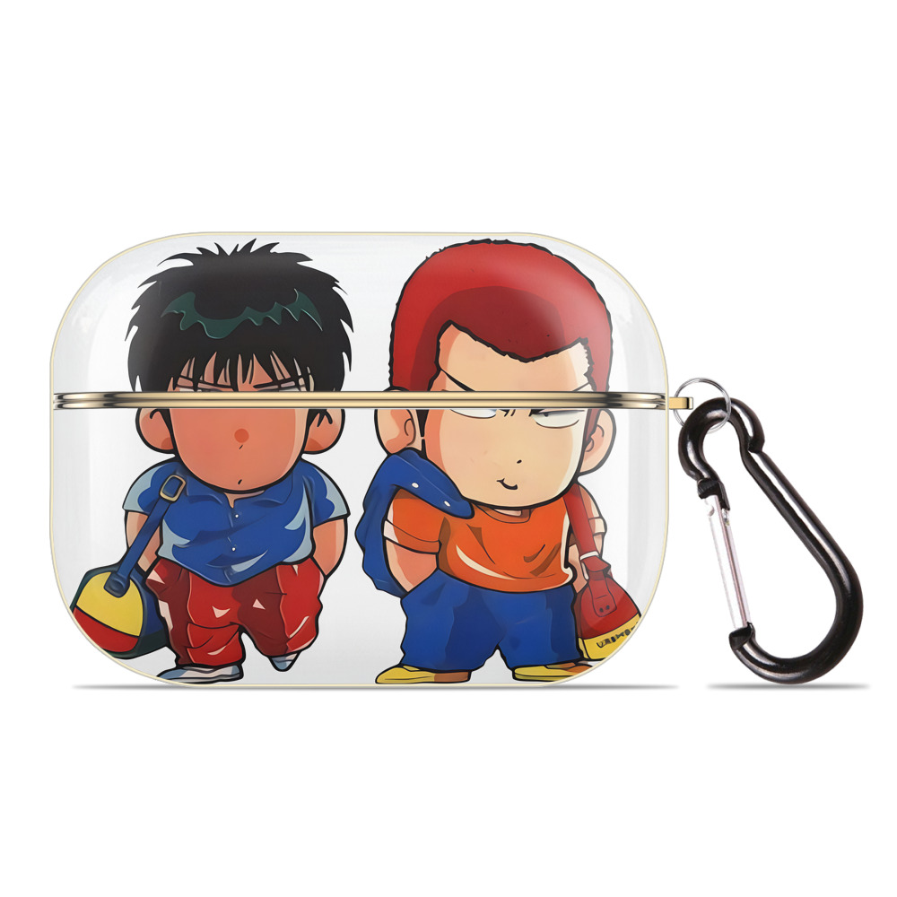 SLAM DUNK／スラムダンク 【AirPods Pro用】ハードシェル保護ケース｜耐衝撃・防指紋・カラビナ付き商品仕様