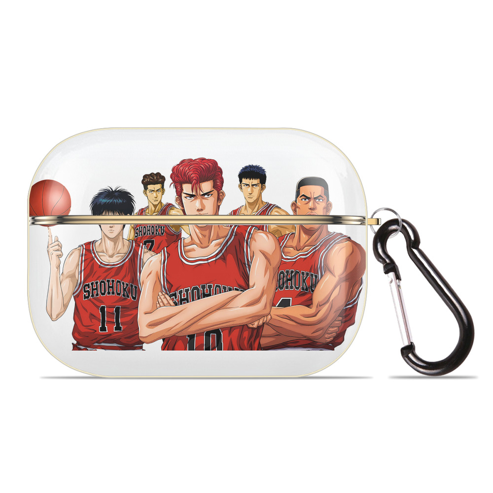 SLAM DUNK／スラムダンク 【AirPods Pro用】ハードシェル保護ケース｜耐衝撃・防指紋・カラビナ付き商品仕様