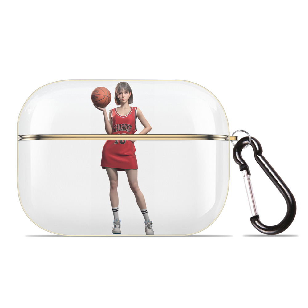 SLAM DUNK／スラムダンク 【AirPods Pro用】ハードシェル保護ケース｜耐衝撃・防指紋・カラビナ付き商品仕様