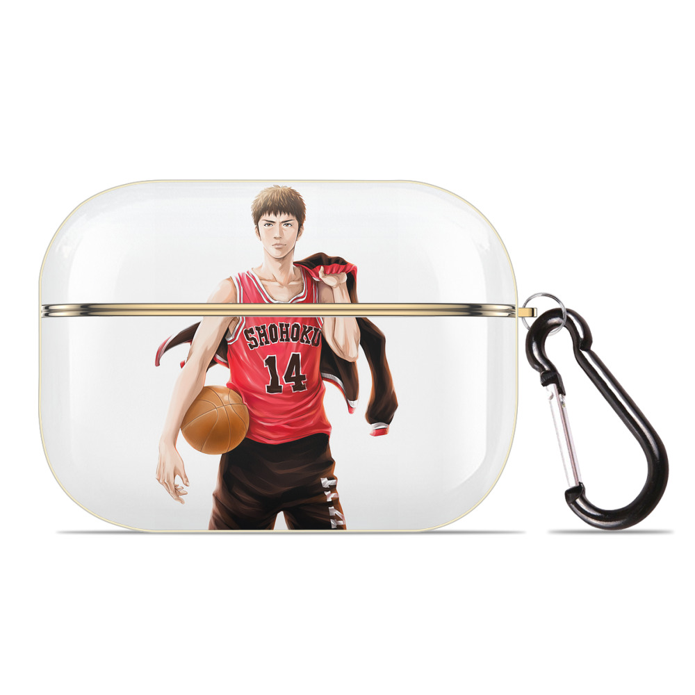 SLAM DUNK／スラムダンク 【AirPods Pro用】ハードシェル保護ケース｜耐衝撃・防指紋・カラビナ付き商品仕様