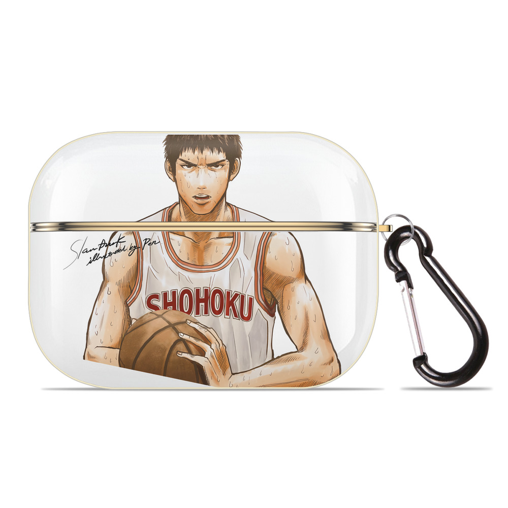 （画像用） SLAM DUNK／スラムダンク 【AirPods Pro用】ハードシェル保護ケース｜耐衝撃・防指紋・カラビナ付き商品仕様