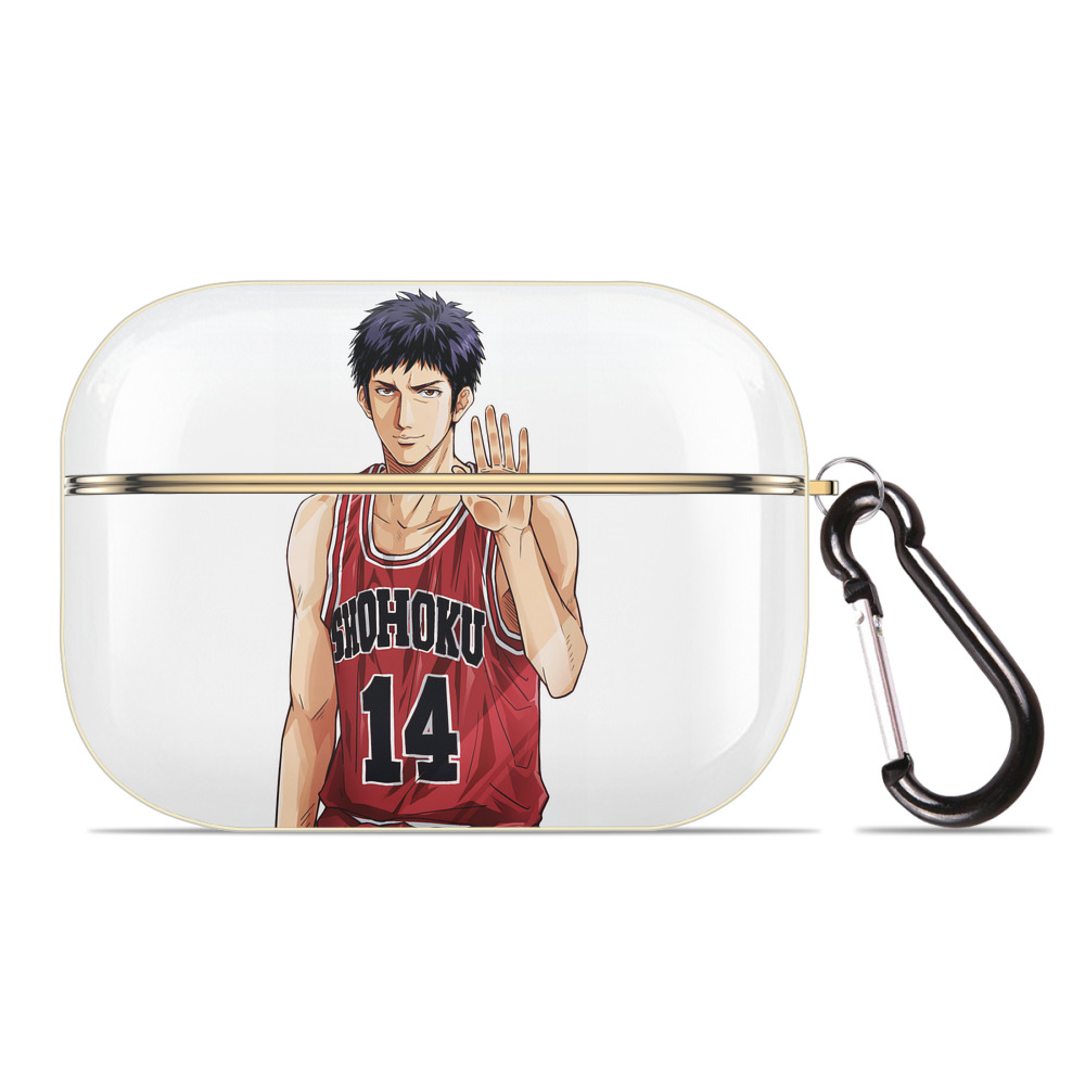 SLAM DUNK／スラムダンク 【AirPods Pro用】ハードシェル保護ケース｜耐衝撃・防指紋・カラビナ付き商品仕様