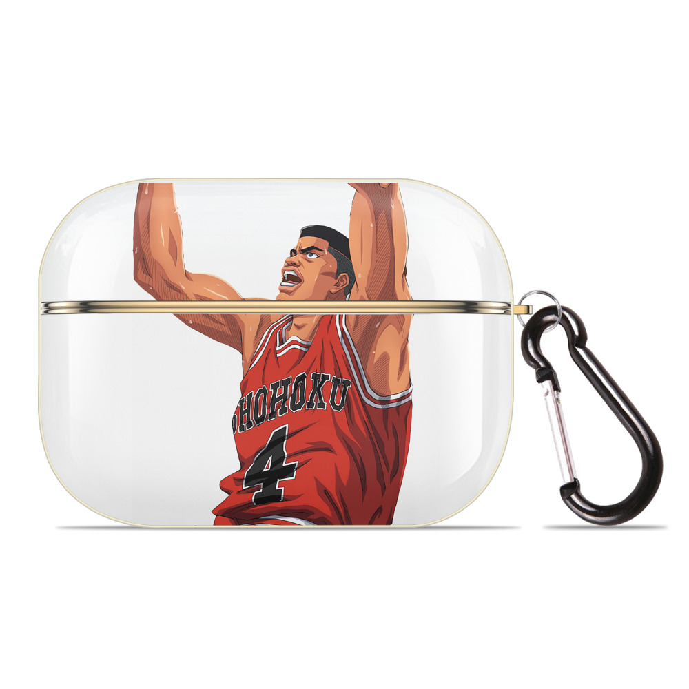 SLAM DUNK／スラムダンク 【AirPods Pro用】ハードシェル保護ケース｜耐衝撃・防指紋・カラビナ付き商品仕様