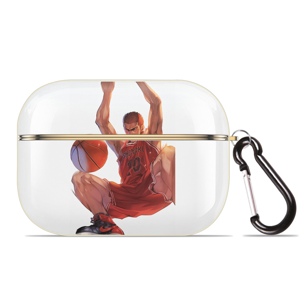 SLAM DUNK／スラムダンク 【AirPods Pro用】ハードシェル保護ケース｜耐衝撃・防指紋・カラビナ付き商品仕様