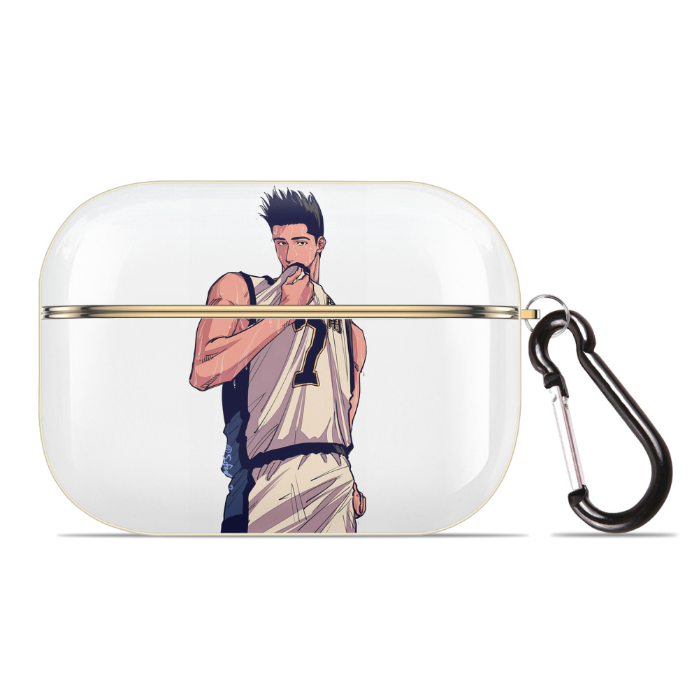 （画像用） SLAM DUNK／スラムダンク 【AirPods Pro用】ハードシェル保護ケース｜耐衝撃・防指紋・カラビナ付き商品仕様