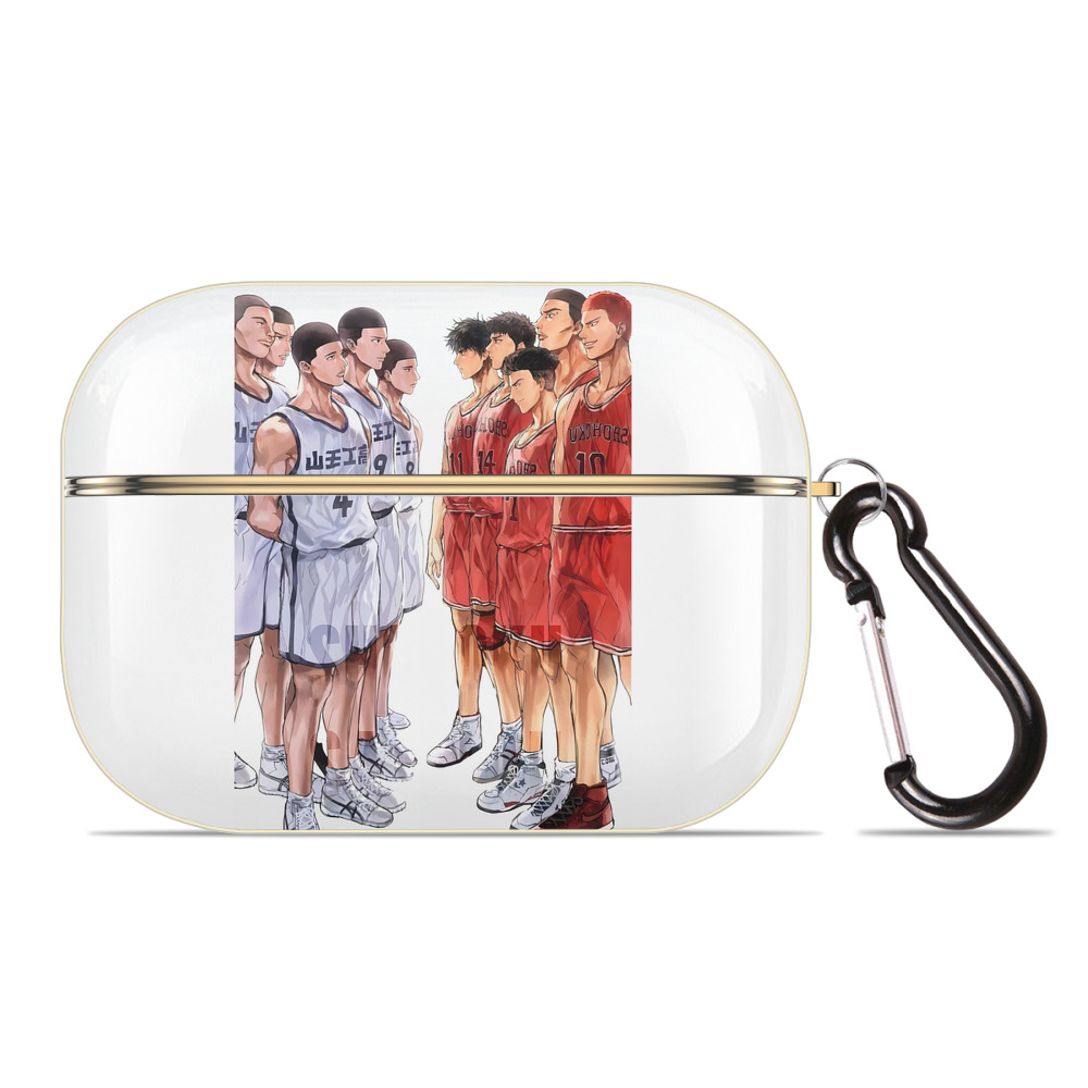 SLAM DUNK／スラムダンク 【AirPods Pro用】ハードシェル保護ケース｜耐衝撃・防指紋・カラビナ付き商品仕様