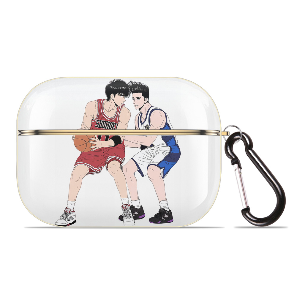 SLAM DUNK／スラムダンク 【AirPods Pro用】ハードシェル保護ケース｜耐衝撃・防指紋・カラビナ付き商品仕様