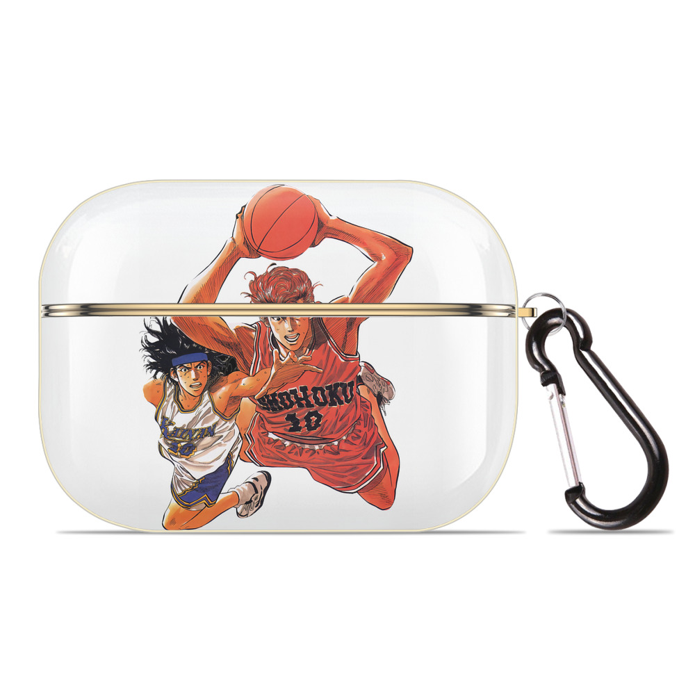 SLAM DUNK／スラムダンク 【AirPods Pro用】ハードシェル保護ケース｜耐衝撃・防指紋・カラビナ付き商品仕様