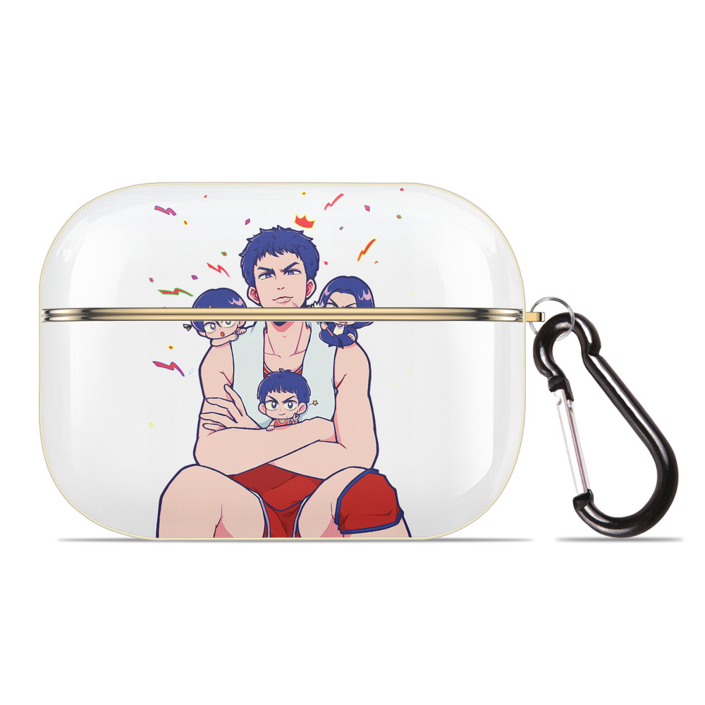 SLAM DUNK／スラムダンク 【AirPods Pro用】ハードシェル保護ケース｜耐衝撃・防指紋・カラビナ付き商品仕様