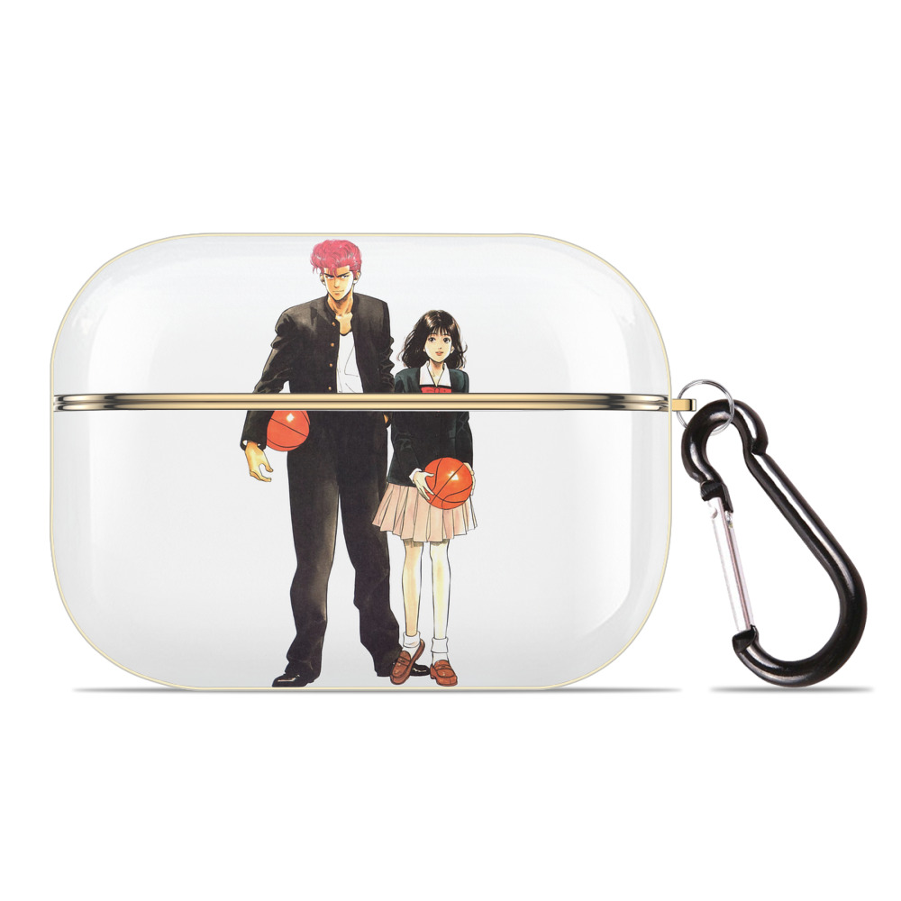 SLAM DUNK／スラムダンク 【AirPods Pro用】ハードシェル保護ケース｜耐衝撃・防指紋・カラビナ付き商品仕様