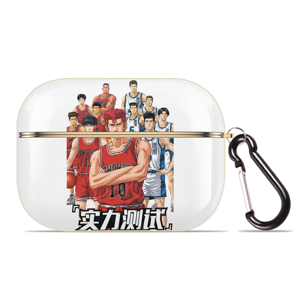 SLAM DUNK／スラムダンク 【AirPods Pro用】ハードシェル保護ケース｜耐衝撃・防指紋・カラビナ付き商品仕様