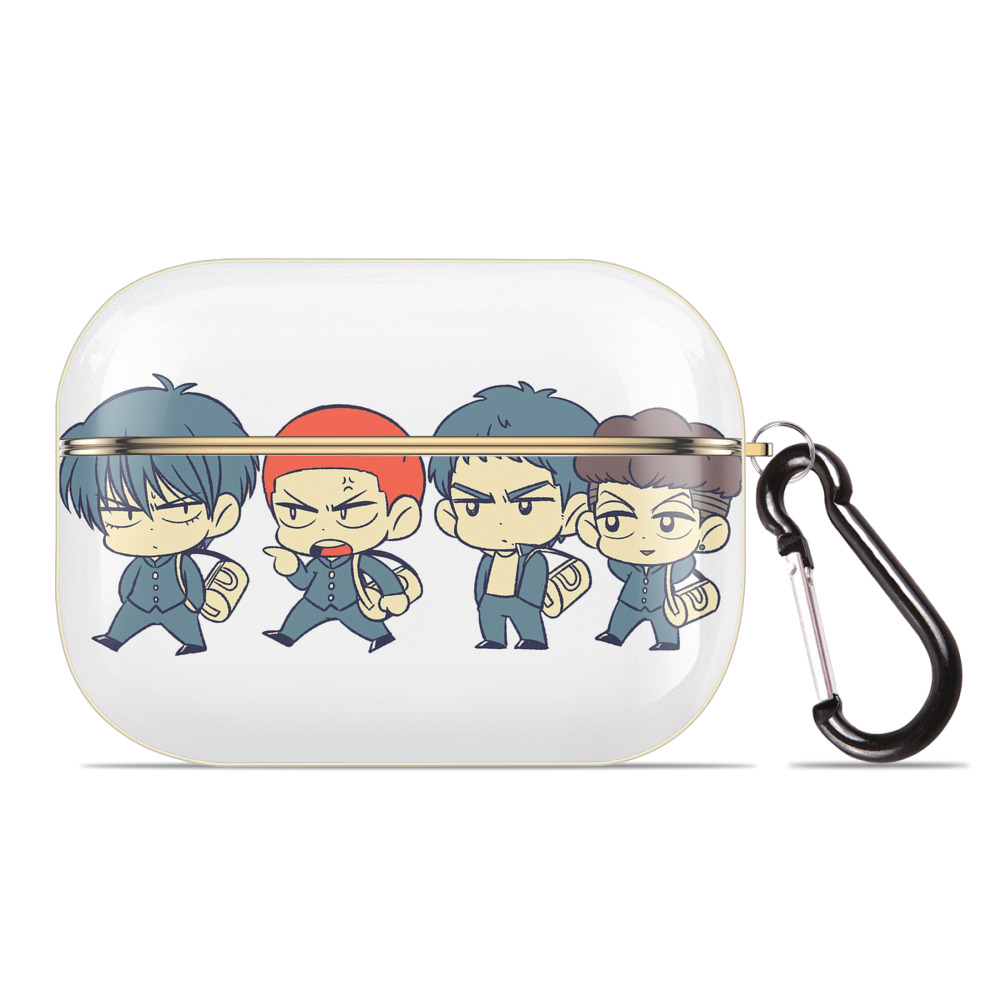 SLAM DUNK／スラムダンク 【AirPods Pro用】ハードシェル保護ケース｜耐衝撃・防指紋・カラビナ付き商品仕様