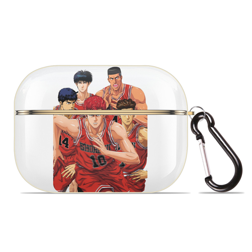 SLAM DUNK／スラムダンク 【AirPods Pro用】ハードシェル保護ケース｜耐衝撃・防指紋・カラビナ付き商品仕様