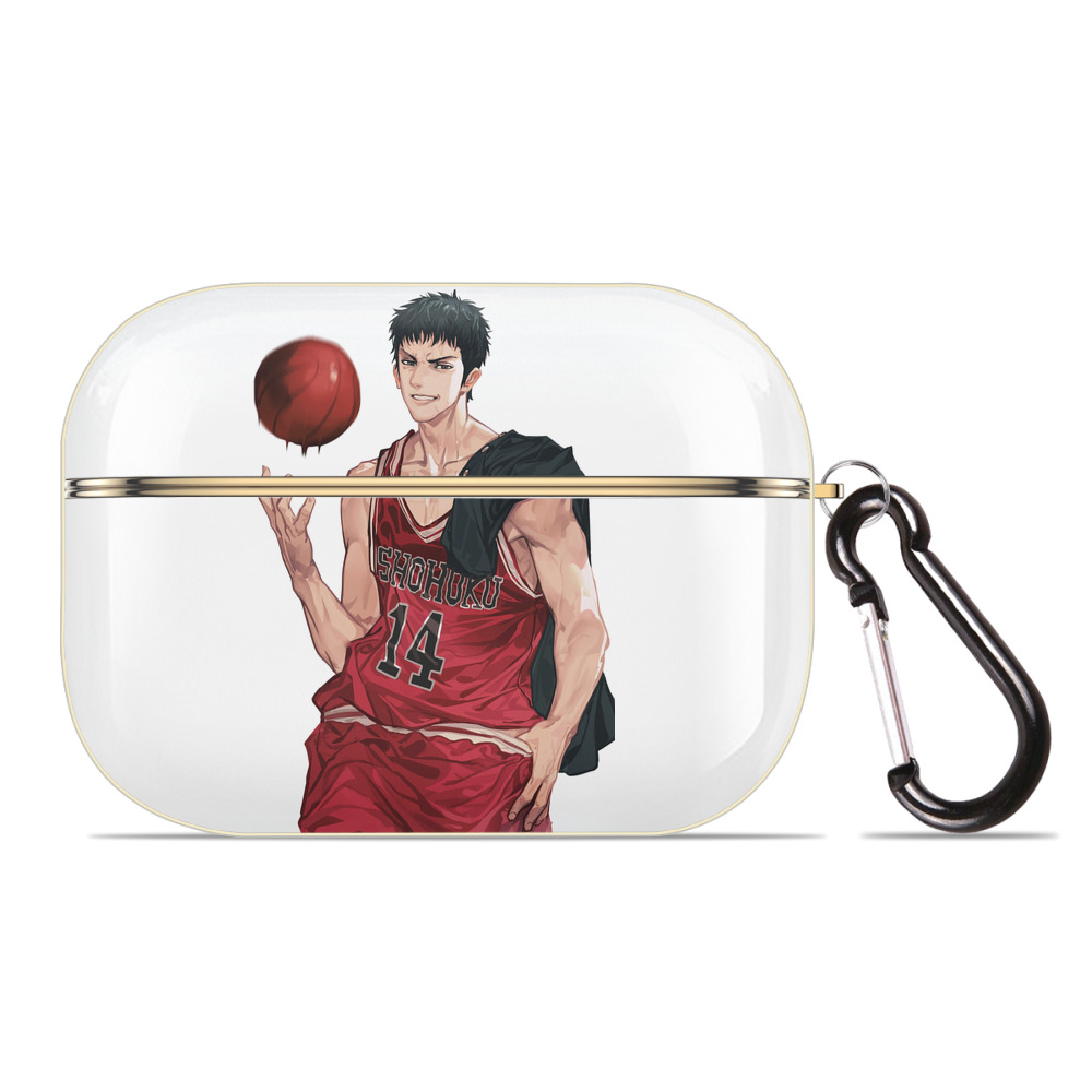SLAM DUNK／スラムダンク 【AirPods Pro用】ハードシェル保護ケース｜耐衝撃・防指紋・カラビナ付き商品仕様